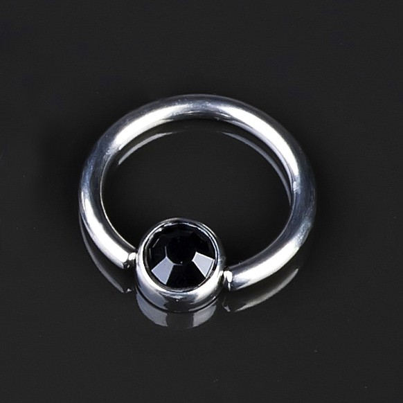 1,2 x 8 mm Lippenbändchen Piercing Ring G23 Titan Zirkonia Helix Tragus BCR Z230