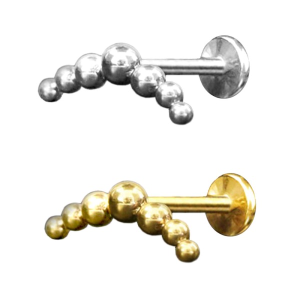 Helix Tragus Ohr Knorpel Cartilage Piercing Stecker Kugel Bogen Ohrstecker Z593