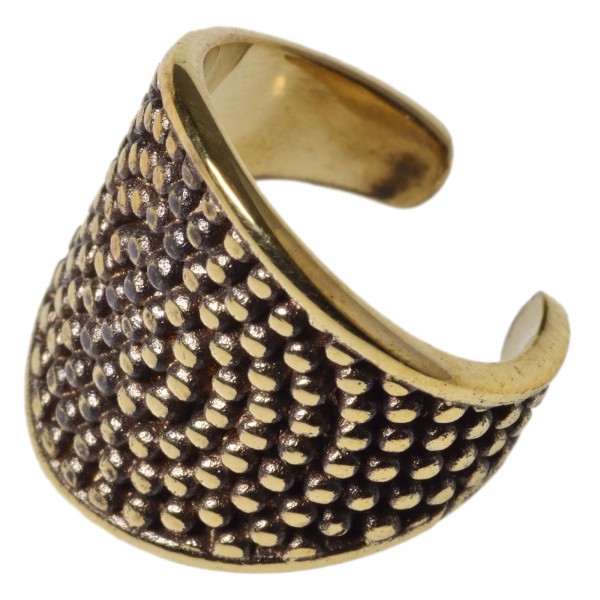 Ear Cuff Ohrklemme Ohr Clip Ohr Bügel Ohrring Messing Vintage Antik Bali Z494