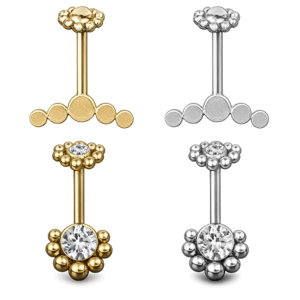 Vertical Helix Piercing Stecker Zirkonia Bogen Cartilage Knorpelpiercing Z607